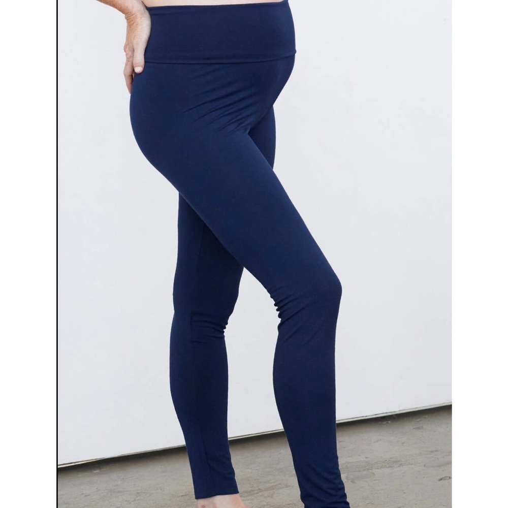 NIP STORQ signature maternity leggings - indigo - size 3